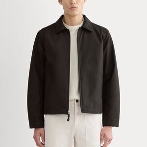 NWT EVERLANE Men’s The Filled Harrington Jacket - Med - Cotton Blended
